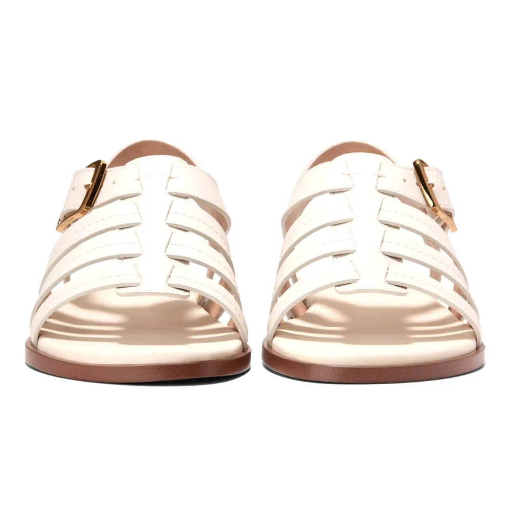 Flynn Fisherman Sandals Ivory Ltr – Image 2