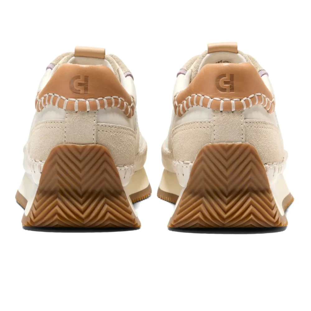 Grandpro Premier Runners Ivory Thistle Biscuit Vanilla Custard Suede – Image 3