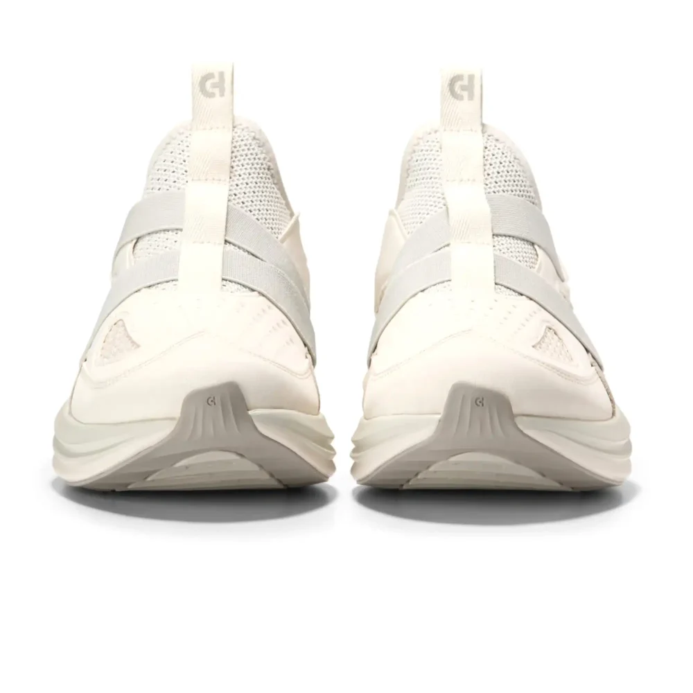Og Quadstar Monk Strap Running Sneakers Silver Birch Dove Ivory – Image 2