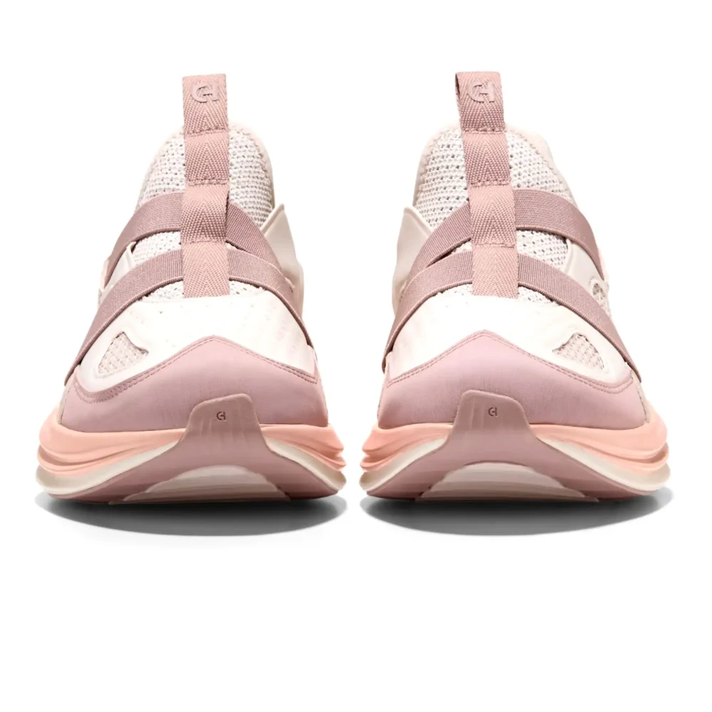 Og Quadstar Monk Strap Running Sneakers Fawn Crystal Gray  Cameo Rose Ivory – Image 2