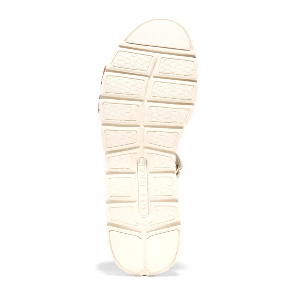 Zerogrand Ankle Strap Sandals Ch Dk Cuoio Ivory Croc Print Ivory – Image 6
