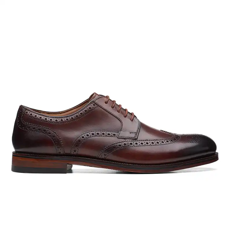 C26169182_A Craftdean Wing Dark Tan Lea – Image 1